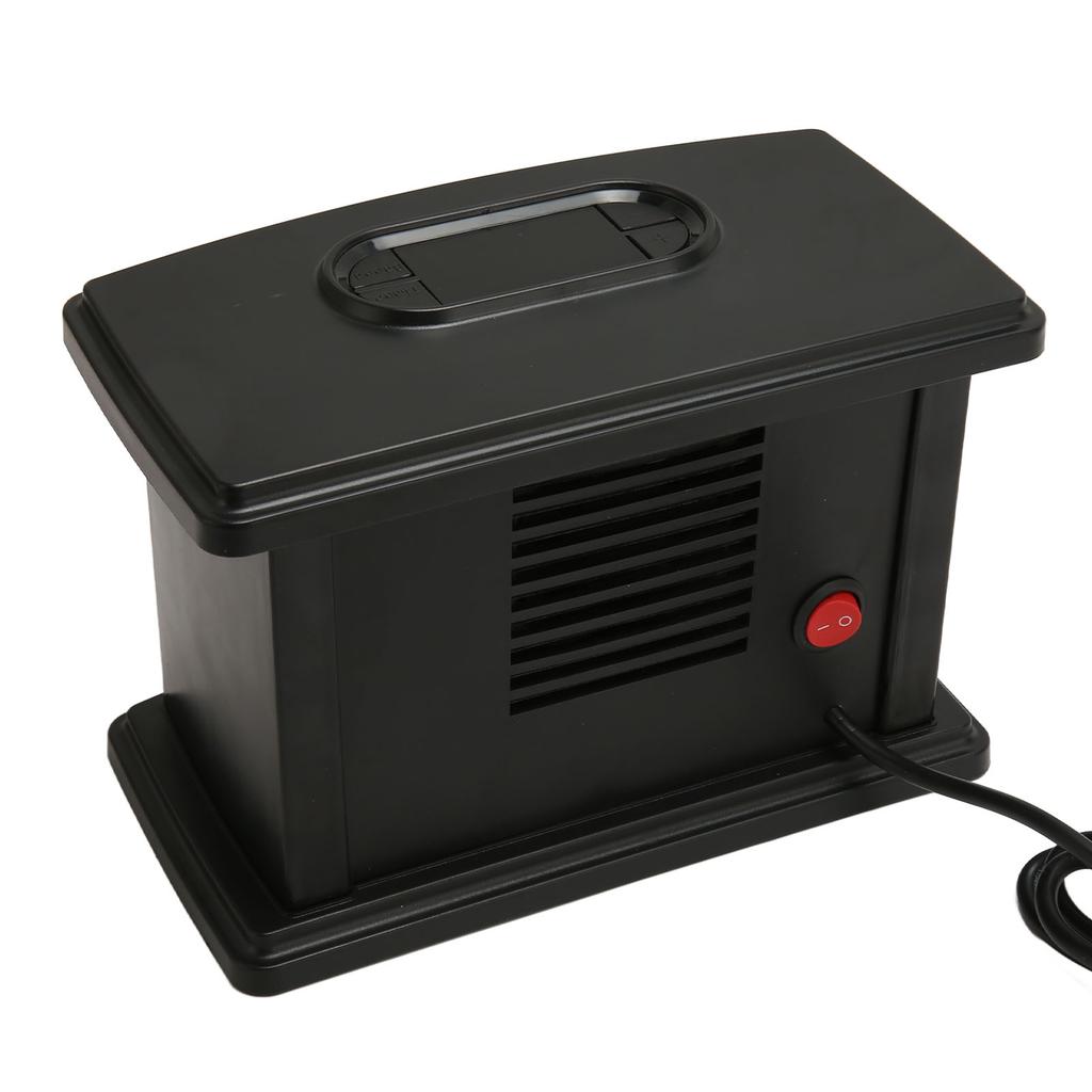 Mini Electric Fireplace Heater Simulated Flame Efficient Heating Quiet Operation Portable Fireplace Stove with Remote