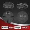 Jack Pad Weld Side Frame Rail Protector Puck/Pad, Universal Large Floor Jack Rubber Pads Adapter Pinch One Pack