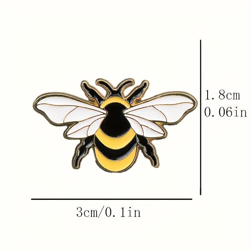 Charming Bee Brooch Pin - Cute Insect Design, Perfect for Everyday & Party Wear, All-Season Fashion Accessory