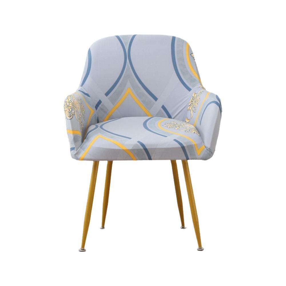 Elastic Chair Cover Integrated Thickened High Stool Cover Washable Dustproof Low-back Chair Covers