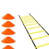 Agility Ladder 12 Rung 20ft Speed Training Ladder Equipment Set with 10 Dics Carrying Bag for Soccer Sports