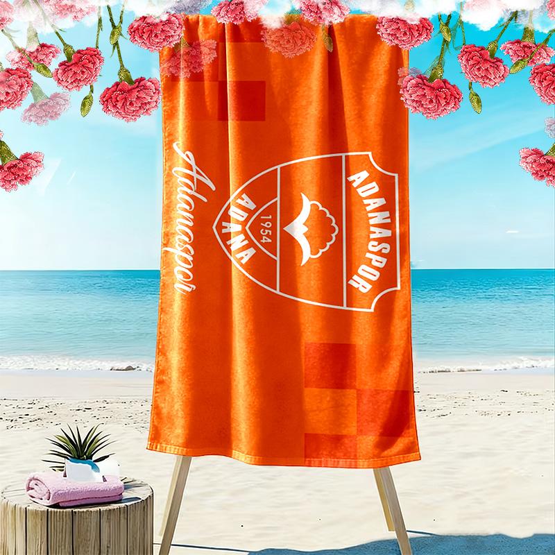 Adanaspor Print Beach Towel, Large Soft Quick Dry Towel for Beach Camping Swimming
