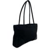 PRADA Triangle logo Tote Bag black Women used