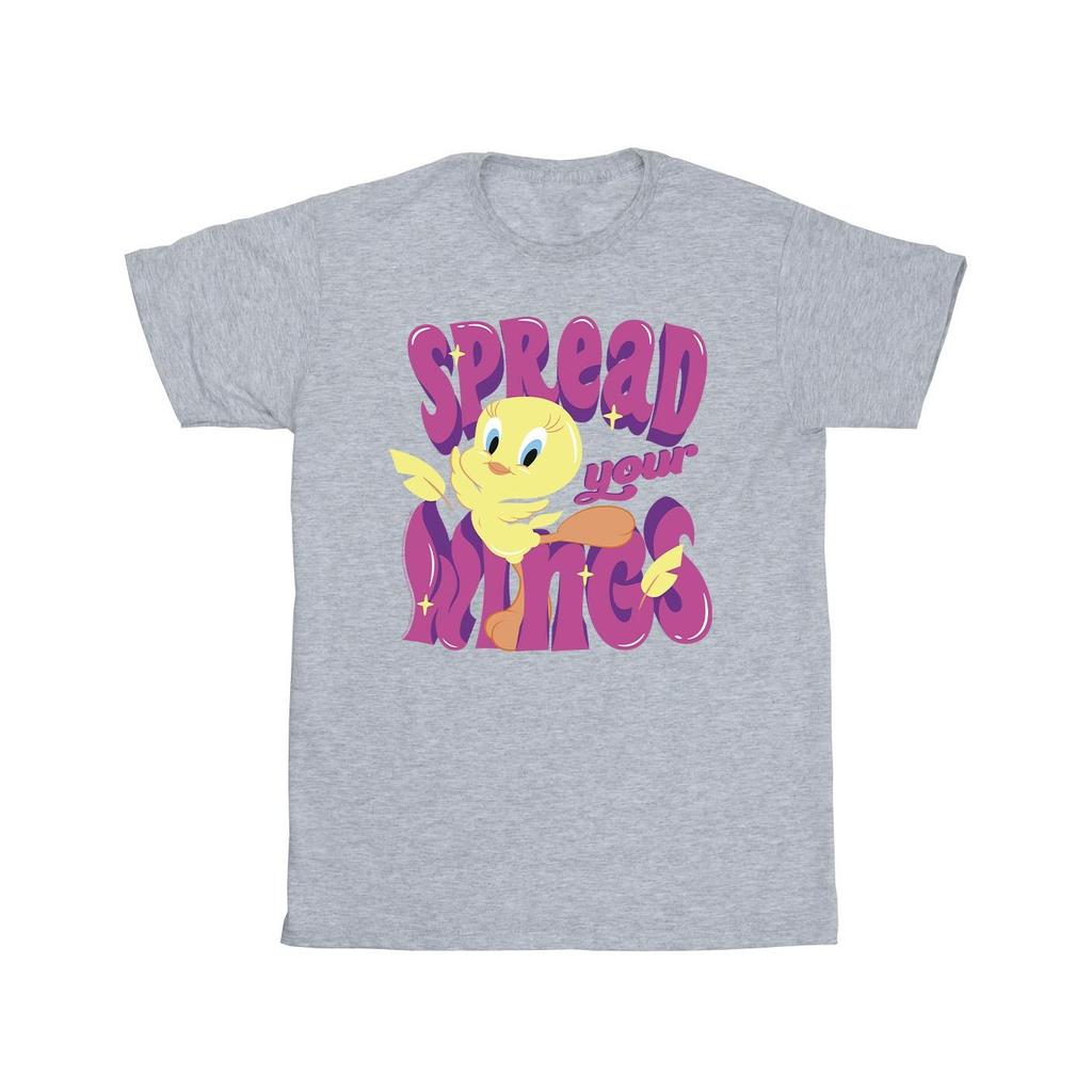 Looney Tunes Camiseta feminina de algodão Tweeday Spread Your Wings