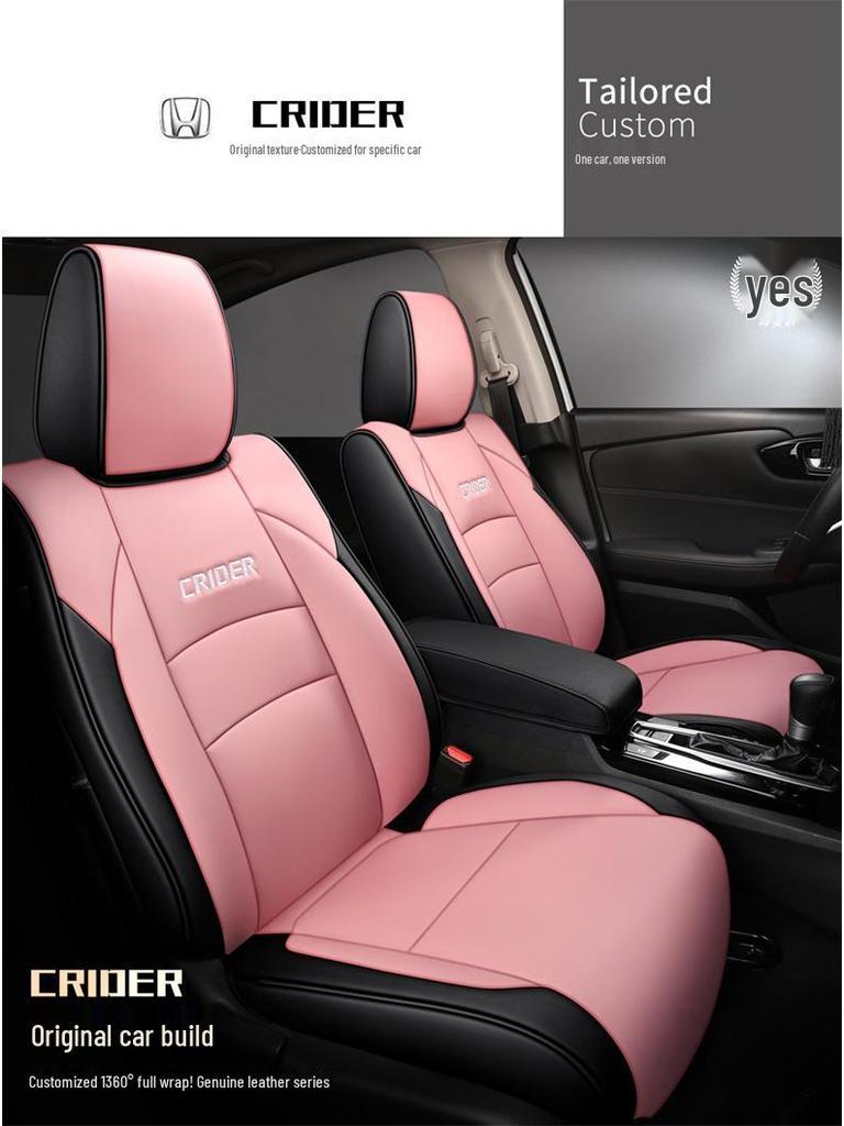 2022 Model 1.5L Sharp Luxury Lingpai Leather Car Seat Cushion - Universal Full Surround Cover for All Seasons