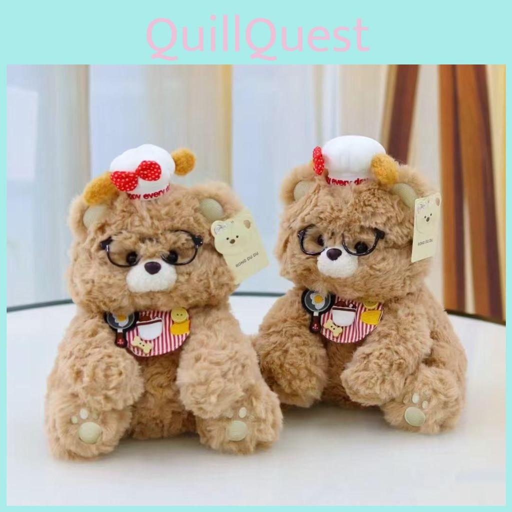 Teddy Bear Chef Costume Plush Toy With Dressup Features For Creative Play