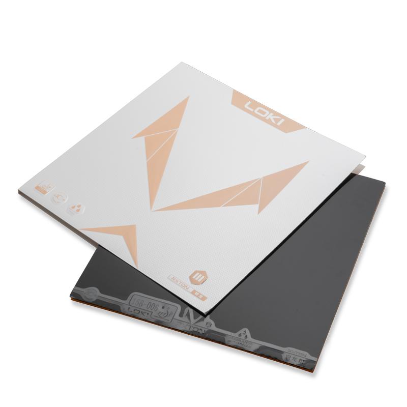 

LOKI RXTON 3 Накладка для настольного тенниса (Липкая резина + губка для торта с большими порами) Оригинальная губка для пинг-понга WANG HAO RXTON-3 чёрный