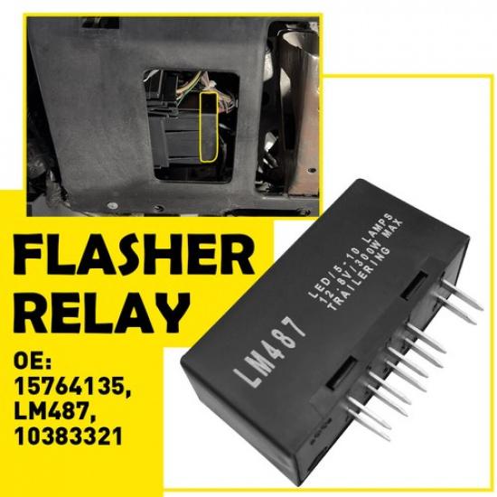 LED Turn Signal Flasher Relay for Chevy Tahoe Silverado Suburban Avalanche GMC E