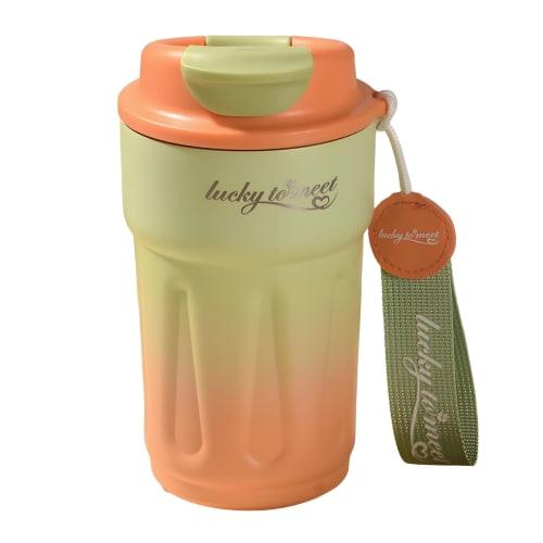 

IOLOYU 450ml Tumbler with Lid, Spill-Resistant, 316 Stainless Steel, Vacuum Insulated, Leak-Proof, Large Capacity, Car Tumbler, Easy to Clean, Hand-Wa