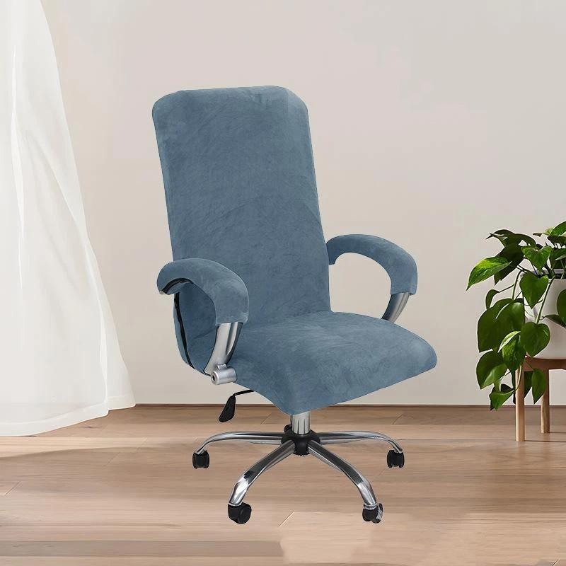 Velvet Office Computer Desk Chair Covers Armchair Protector High Quality House Chaise Includ Armrest Gamer Covers