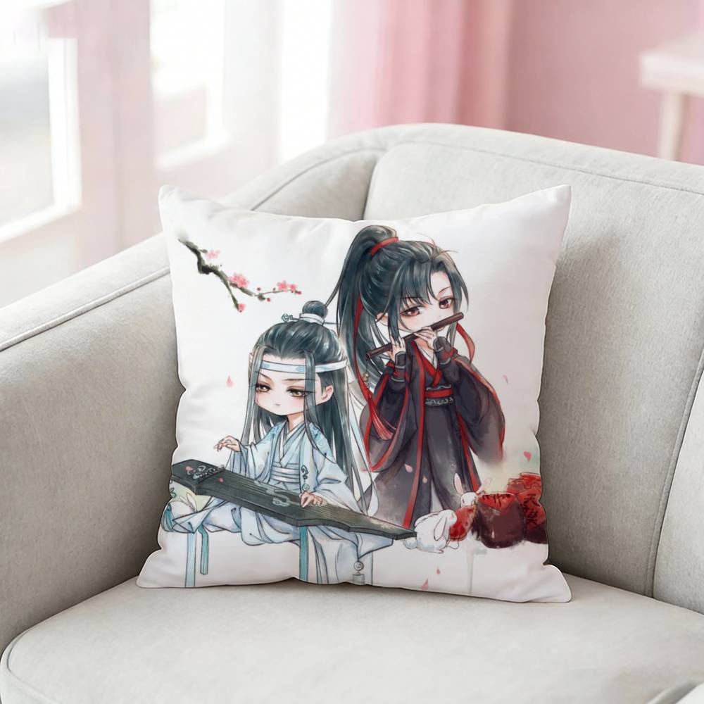 

mo dao zu shi Pillow Case for Sofa Living Room Home office Decor Protective Cover 30x30cm