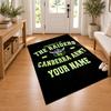 Canberra United Custom Name Personalized Rug Non‑Slip Doormat Floor Carpet Housewarming Birthday Gift for Family Friends