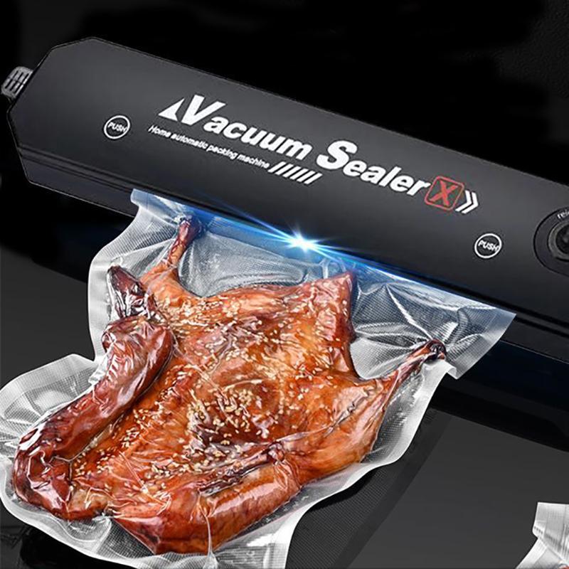 2pcs Home Kitchen Vacuum Sealer with 20 Vacuum Bags,220V EU Voltage,Food Automatic Vacuum Sealing Machine Small Plastic Sealer