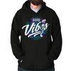 Retro Good Galaxy Pattern Hippie Vibes QuoteHoodie Hooded Sweatshirt Men Women