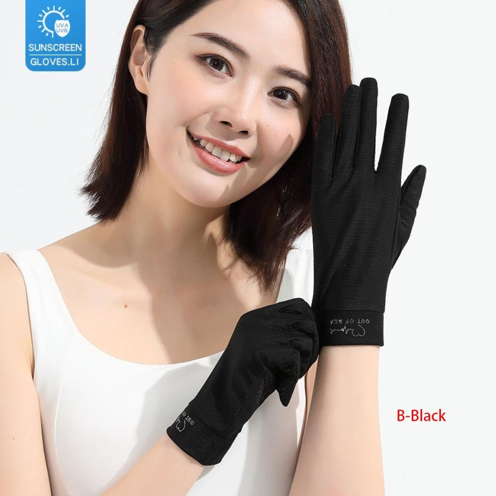 Anti-UV Sunscreen Gloves Flip Finger Riding Driving Gloves New Driving Mittens Outdoor Sports