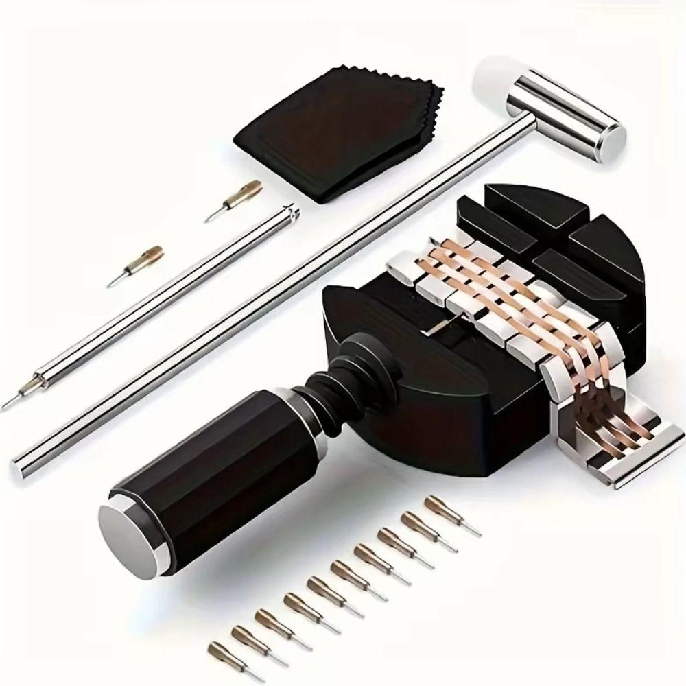 52Pcs/set Pin Extraction Strap Chain Pin Remover Durable Watch Repair Tool Kit Band Adjustment