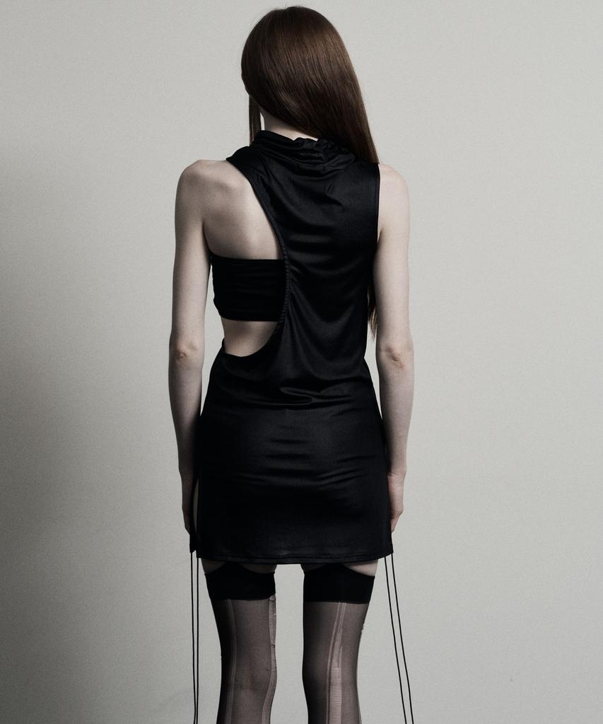 Piache Cut Out Dress_Black