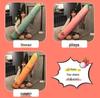 Washable Cylindrical Bolster Pillow for Sleeping, Leg Clamping, and Back Support