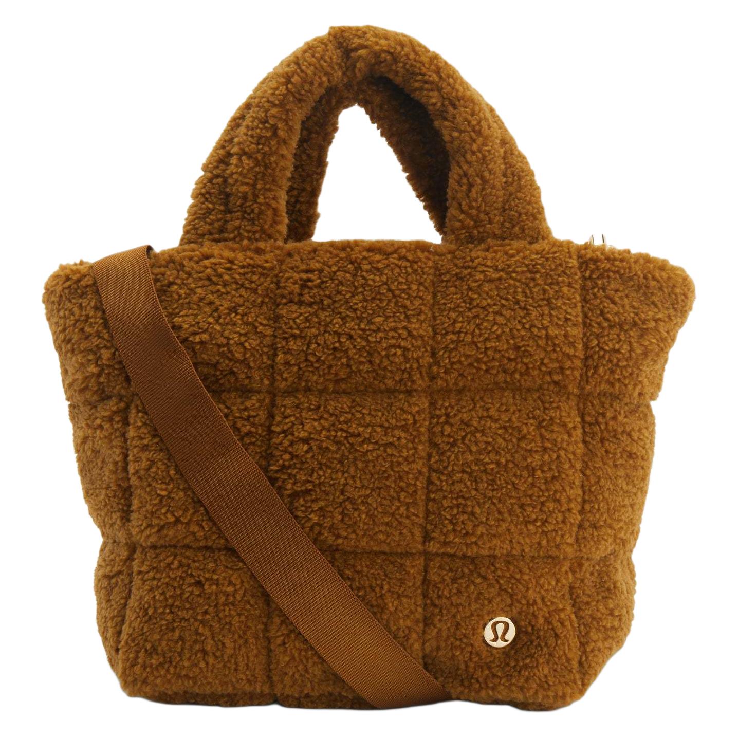 

Lululemon 5L Quilted Grid Solid Color Zipper Shoulder Crossbody Bag Women Bags Caramel LW9EUZS-45657 Caramel