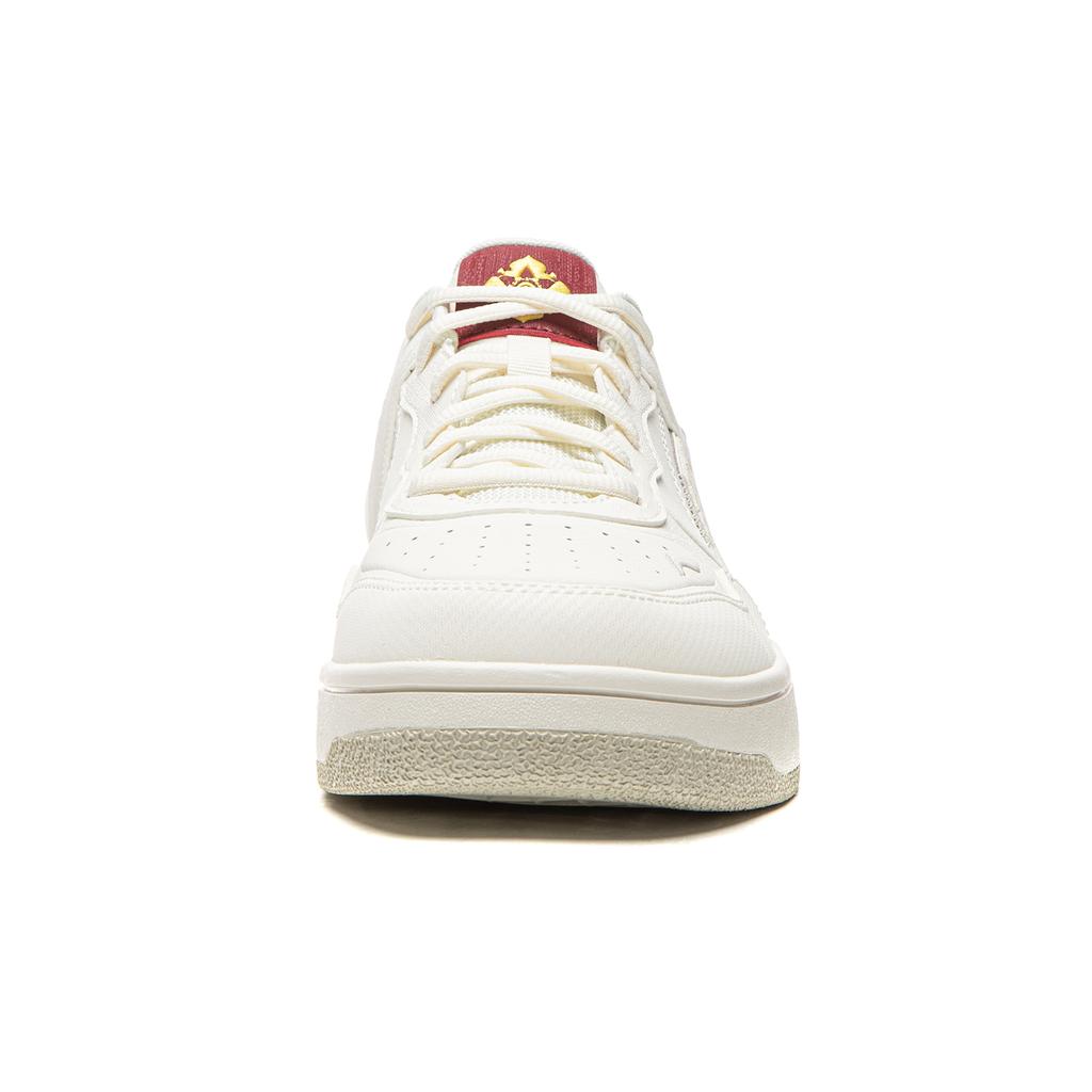 Li Ning Tianji Slip Resistant, Abrasion Resistant, Height Increasing Low top Skateboard Shoes Men's White Red AGCW065-5