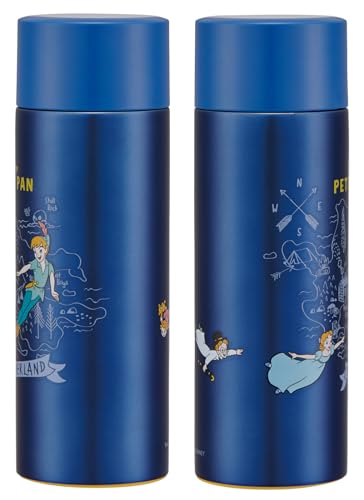 Skater Stainless Steel Water Bottle 350ml, Vacuum Insulated, Keeps Drinks Hot or Cold, Disney Peter Pan Design SMBC4B69274