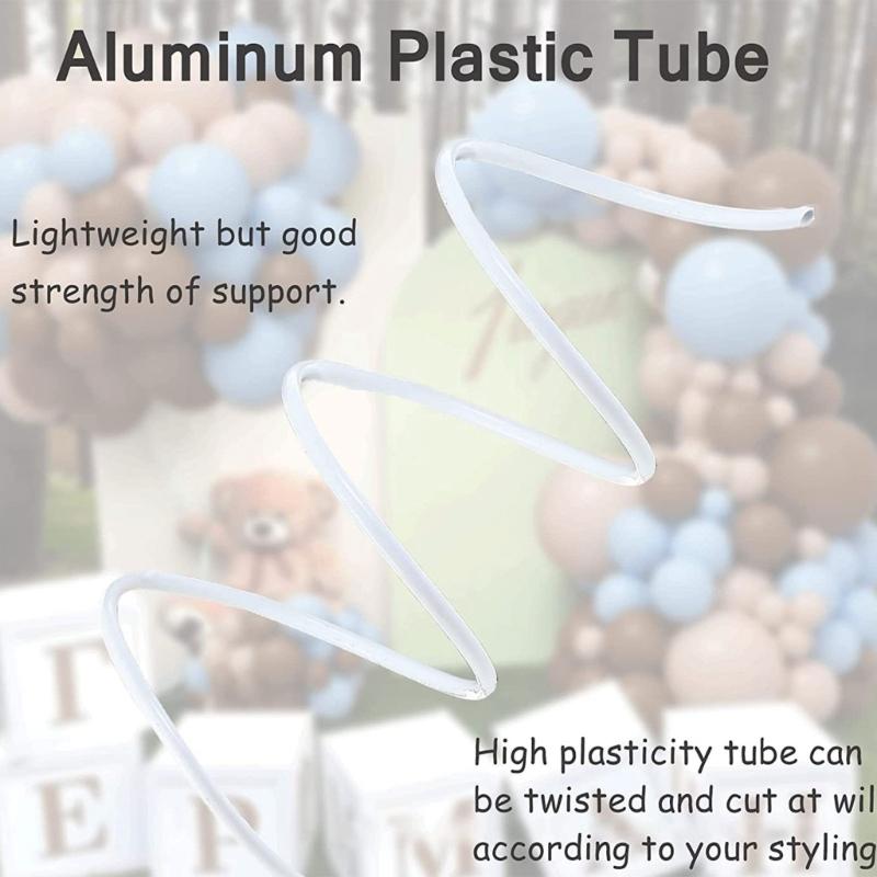 Flexible Balloon Column Holder Lightweight and Durable Balloon Arch Kits Support Stand with Base for Birthday Wedding