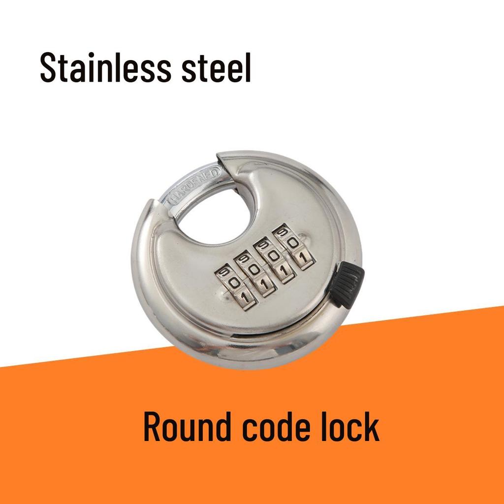 Stainless Steel Waterproof Combination Padlock for Outdoor and Anti-theft Use