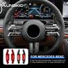 Car Steering Wheel Paddle Shifter Hard Dry Carbon Fiber For Mercedes-Benz C Class W206 E Class W213 S213 C238 A238 S Class W223