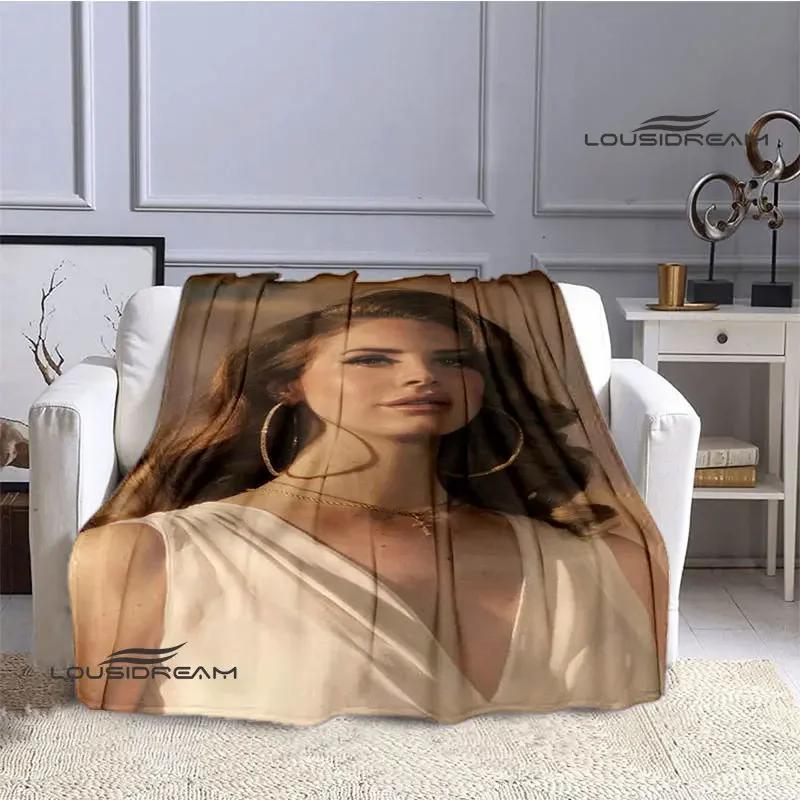 Lana Del Rey Coperta stampata sottile Morbida e confortevole Coperta per casa, viaggio, biancheria da letto regalo di compleanno