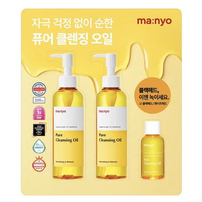 Manyo Factory Pure Reinigungsöl Set (200ml × 2 + 55ml)