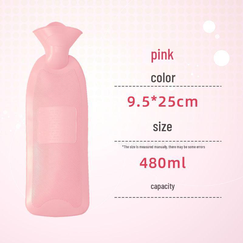 Portable Hot Water Bottle Hand Warmer - Long, Washable, Explosion-Proof, Available In Large & Small Sizes