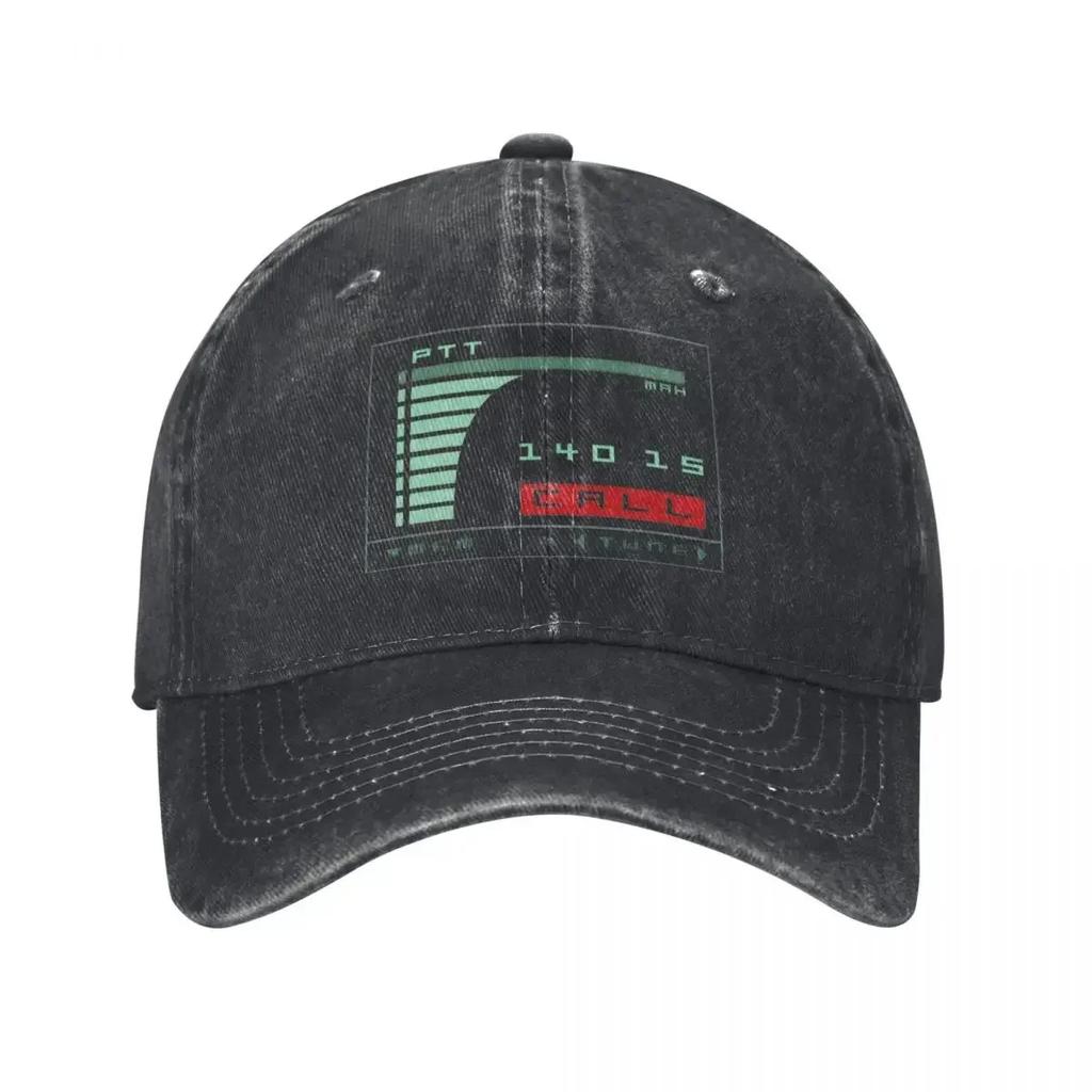 Metal Gear Solid Codec Screen Unisex Women Baseball Cap MGS Game Gaming Distressed Denim Hats Cap Outdoor Running Golf Snapback Hat