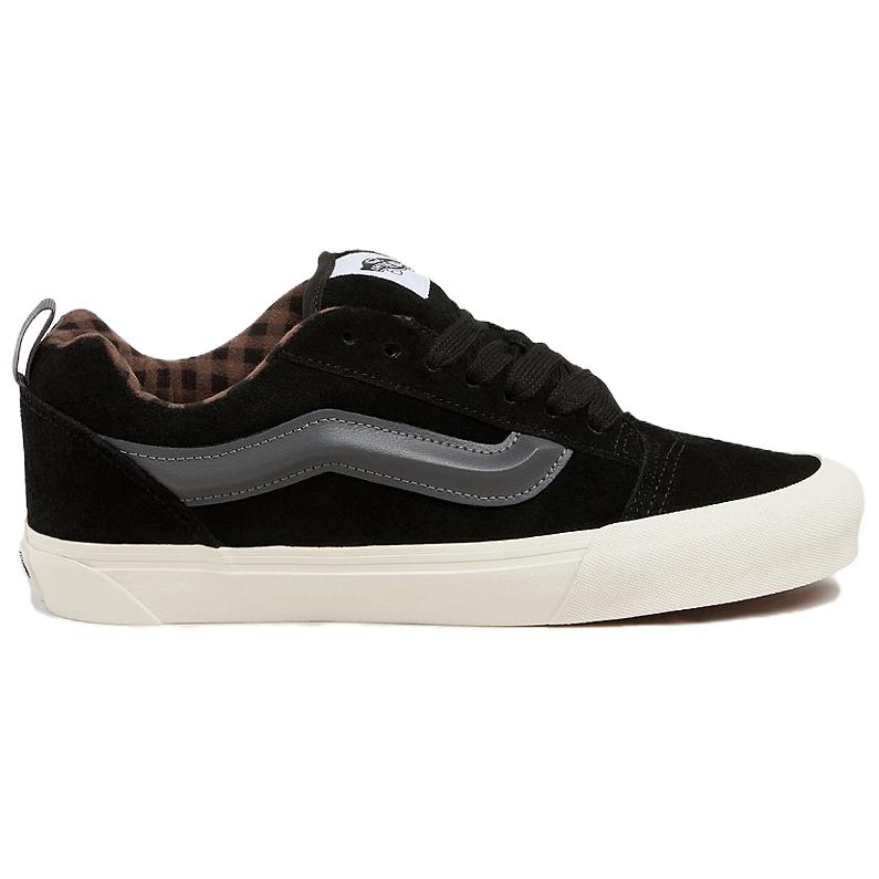 Vans Knu Skool Comfortable Versatile Low-Top Skate Shoes Women sneaker Black VN000CS0239