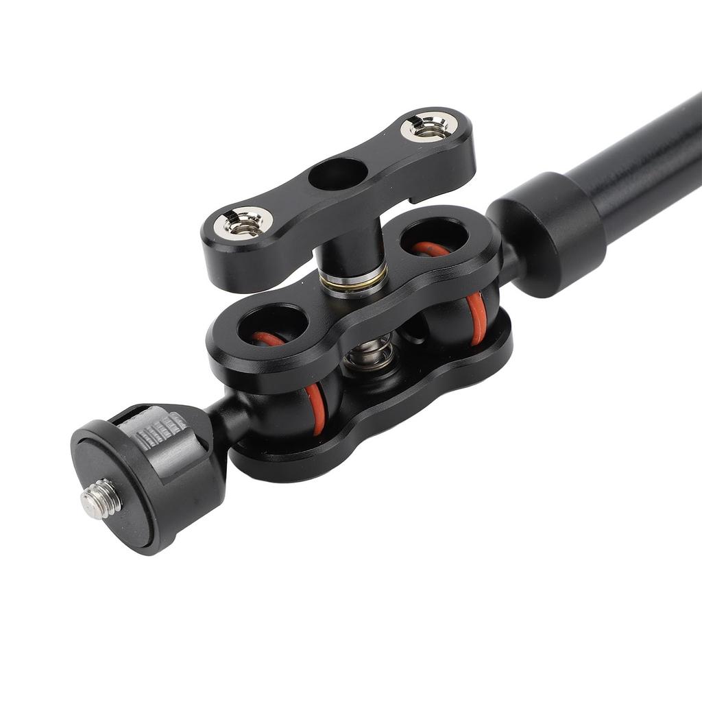 Camera Mount Adjustable Arm 530mm Double Section Extension Metal Articulated Arm Stand