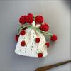 Creative Bucket Pouch Material Kit Soft Crocheted Bouquet Handbag  For Girlfriend and Mom Gift