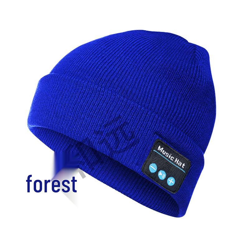 Bluetooth Music Knit Hat - Wireless Stereo Cap for Night Running & Cycling, Autumn/Winter Warmth
