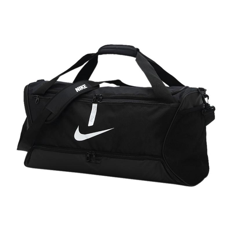 Nike 60L Polyester Tragbare Ein-Schulter Crossbody Campingtasche, Reisetasche Unisex Schwarz Lässig CU8090-010