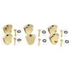 6PCS Guitar Tuner Machine Handle Tuning Key Button Head Metal Guitar Tuning Peg Button Gold