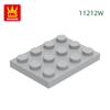 Non-Toxic 61Pcs/Lot 11212W Plate 3 X 4 Building Block Moc Color Accessories Compatible With Brick Diy Children'S Toy Assembly Parts