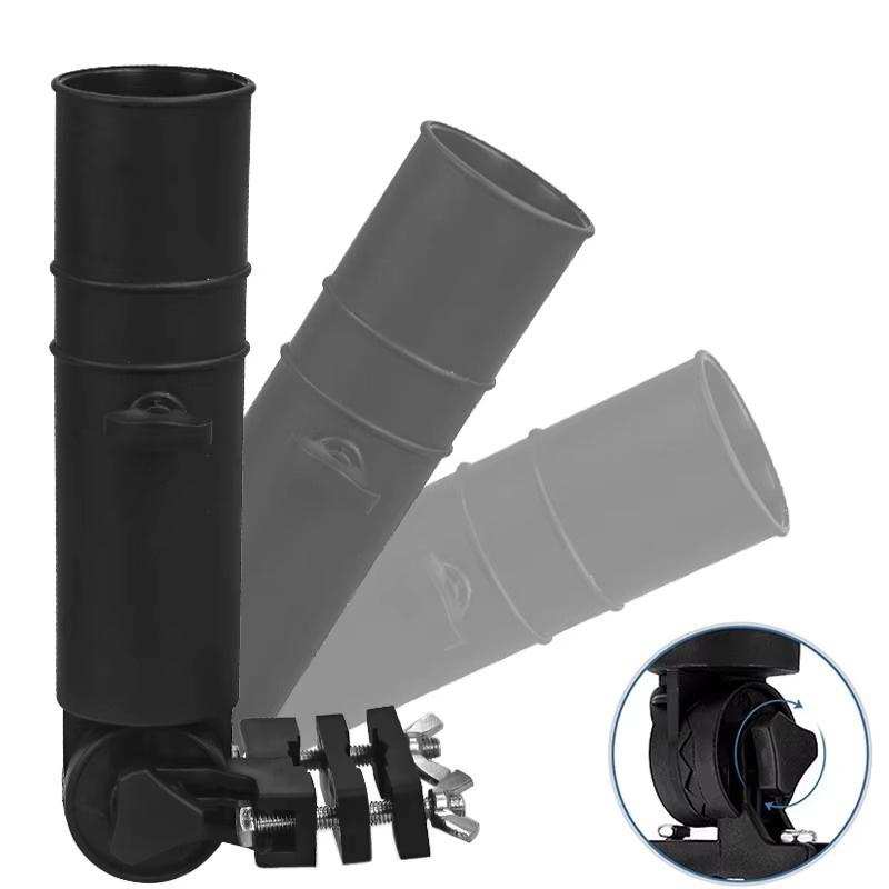 Universal Golf Cart Umbrella Holder Adjustable Golf Trolley Umbrella Stand Clip Buggy Baby Pram Wheelchair Umbrella Bracket