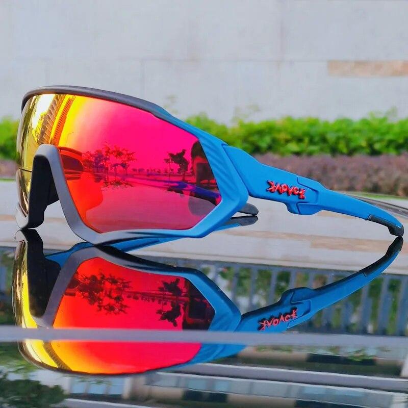 Ochelari de ciclism sport polarizați cu 5 lentile Ochelari de soare pentru ciclism Mtb Bărbați Femei Pescuit Ochelari de alergare Ochelari de protecție la modă Ochelari pentru bicicletă