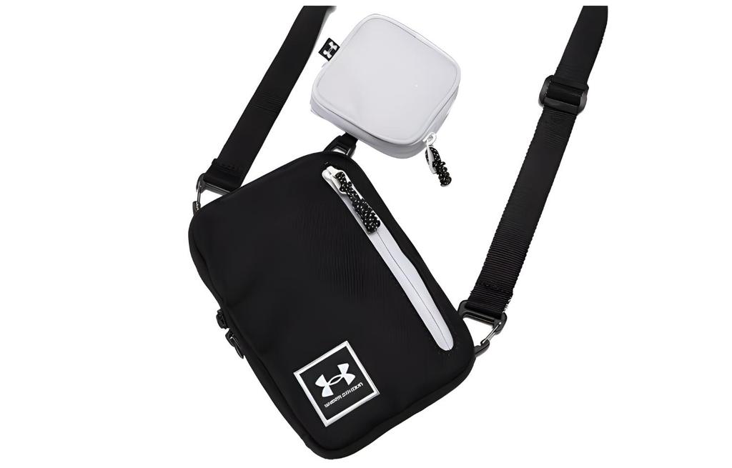 Under Armour Polyester Shoulder Bag, Crossbody Bag Small Unisex Black