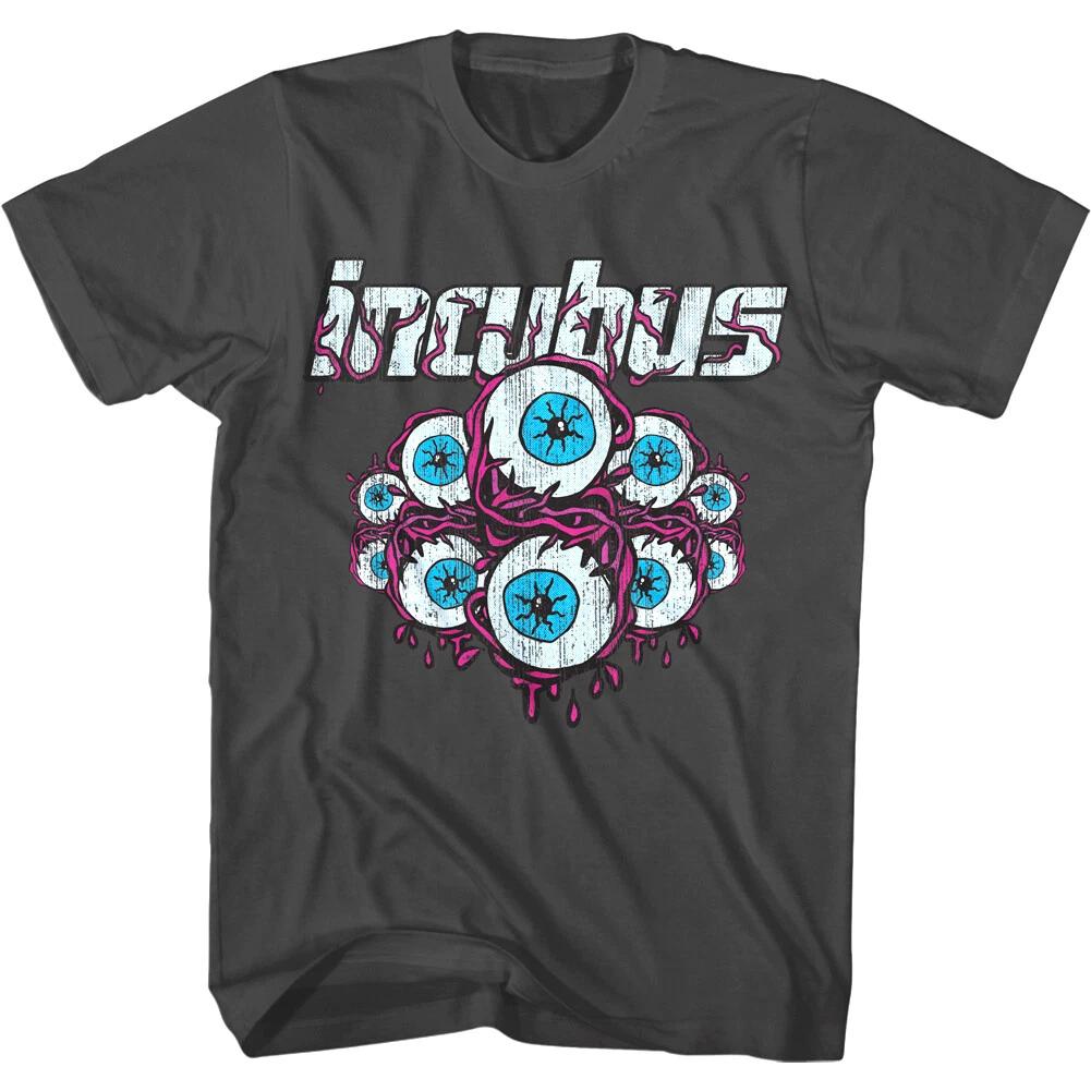 Incubus Eyeballs Men s T Shirt Alt Rock Band Funk Metal Concert Tour 4XL