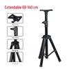 3.5" Universal Metal Speaker Tripod Stand with Wheels