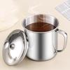 FATTBAO 304 Stainless Steel Mug with Lid and Tea Filter