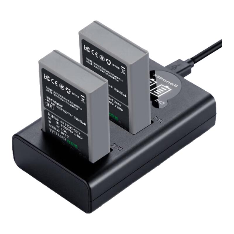 Llano BLS-5 Camera Battery  Dual Charger Kit for Olympus CN plug (adapter included)