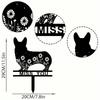 1pc Corgi Pet Memorial Stake Sign, Metal Grave Marker, Sympathy Gift for Dog Loss, Outdoor Yard Art Decor