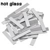 100/200PCS 5cmX1cm Mini Long Strip Mosaic Acrylic Patch Wall Sticker Arts and Crafts Handmade DIY Mosaic Mirror Home Decoration