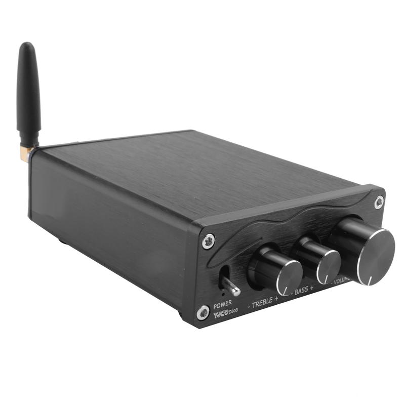B03B-Hifi Sound Amplifier MA12070 80Wx2 Bluetooth 5.0 Stereo Audio Power Amplifier For Home Theater Karaoke Amplifiy-Black Durab