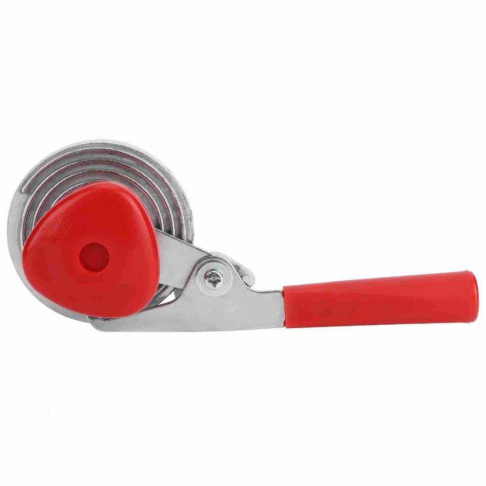 Manual Operation Manual Can Sealer Silver Red Jar Sealing Tool Can Sealing Machine Preserving Food